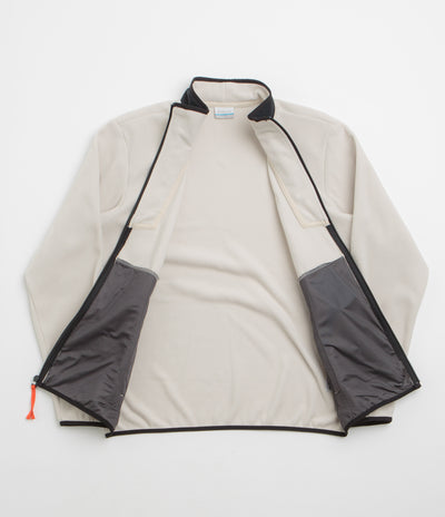 Columbia Sequoia Grove Full Zip Fleece in Dark Stone and Black