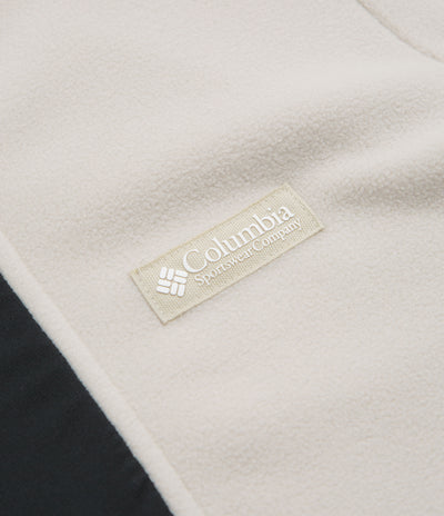Columbia Sequoia Grove Full Zip Fleece in Dark Stone and Black