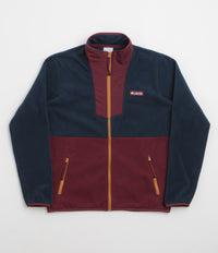 Columbia Sequoia Grove Full Zip Fleece - Rich Wine / Collegiate