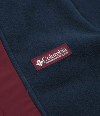 Columbia Sequoia Grove Full Zip Fleece - Rich Wine / Collegiate Navy