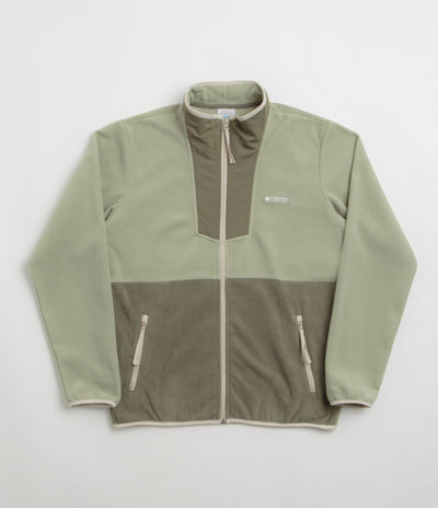 Columbia Sequoia Grove Full Zip Fleece - Safari / Stone Green