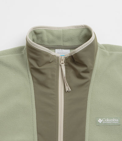 Columbia Sequoia Grove Full Zip Fleece - Safari / Stone Green