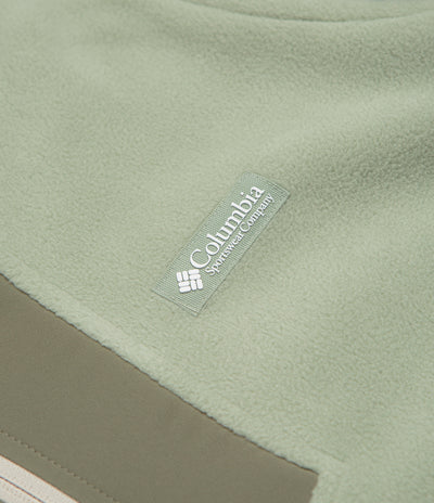 Columbia Sequoia Grove Full Zip Fleece in Safari and Stone Green