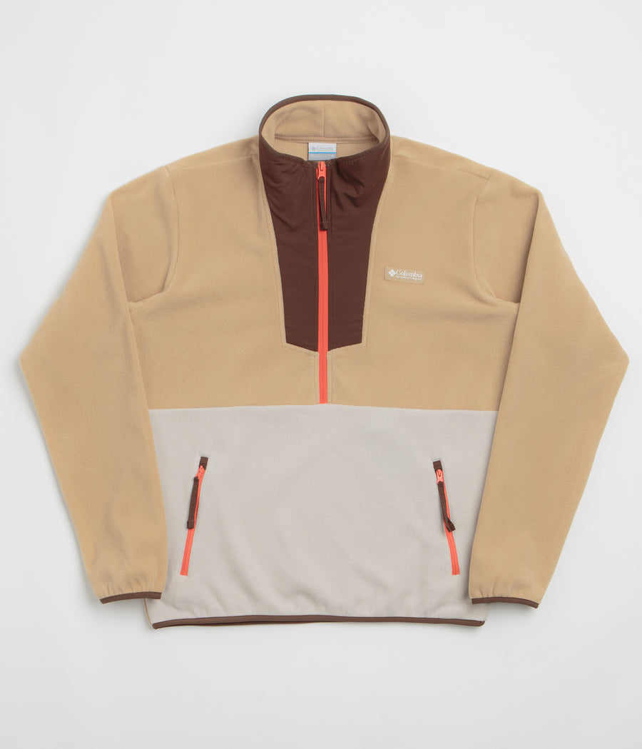 Columbia Sequoia Grove Half Zip Fleece - Canoe / Dark Stone / Tobacco