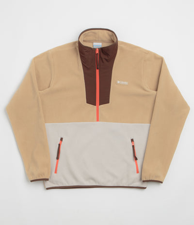 Columbia Sequoia Grove Half Zip Fleece - Canoe / Dark Stone / Tobacco
