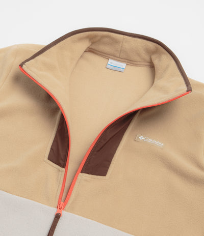 Columbia Sequoia Grove Half Zip Fleece - Canoe / Dark Stone / Tobacco