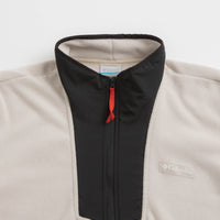 Columbia Sequoia Grove Half Zip Fleece in Dark Stone and Black / Spicy Pulls thumbnail