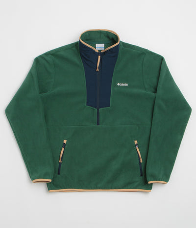 Columbia Sequoia Grove Half Zip Fleece - Rain Forest / Collegiate Navy