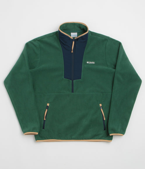 Columbia Sequoia Grove Half Zip Fleece - Rain Forest / Collegiate Navy