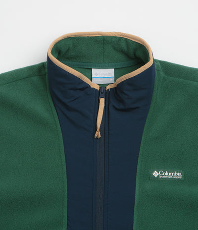 Columbia Sequoia Grove Half Zip Fleece - Rain Forest / Collegiate Navy