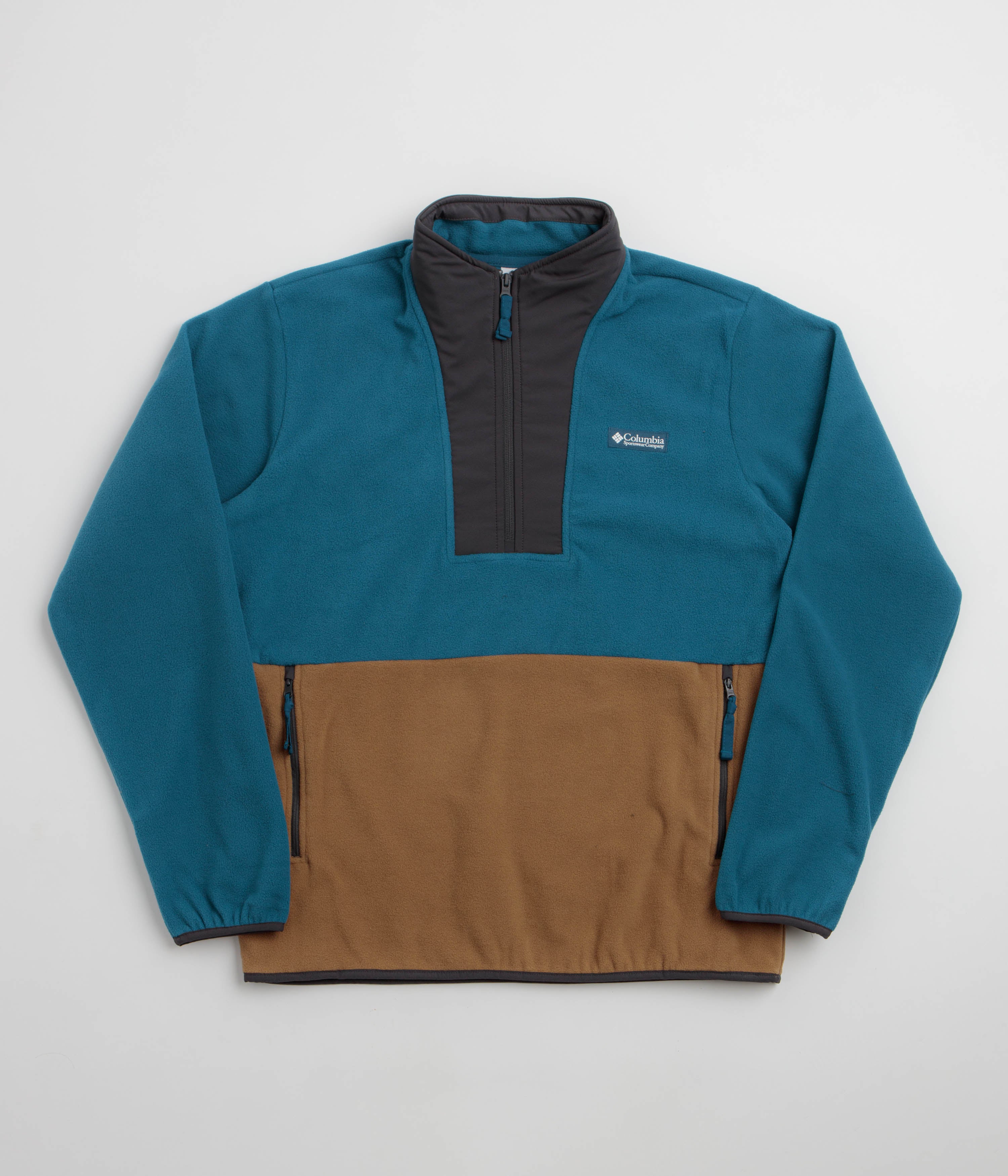 Columbia Sequoia Grove II Half Zip Fleece in Phoenix Blue and Delta / Shark