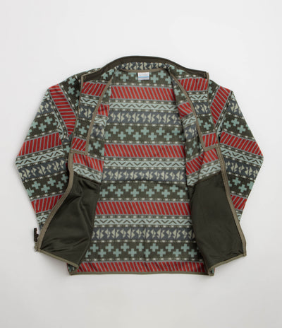 Columbia Sequoia Grove II Printed Full Zip Fleece - Greenscape / Wizard Island