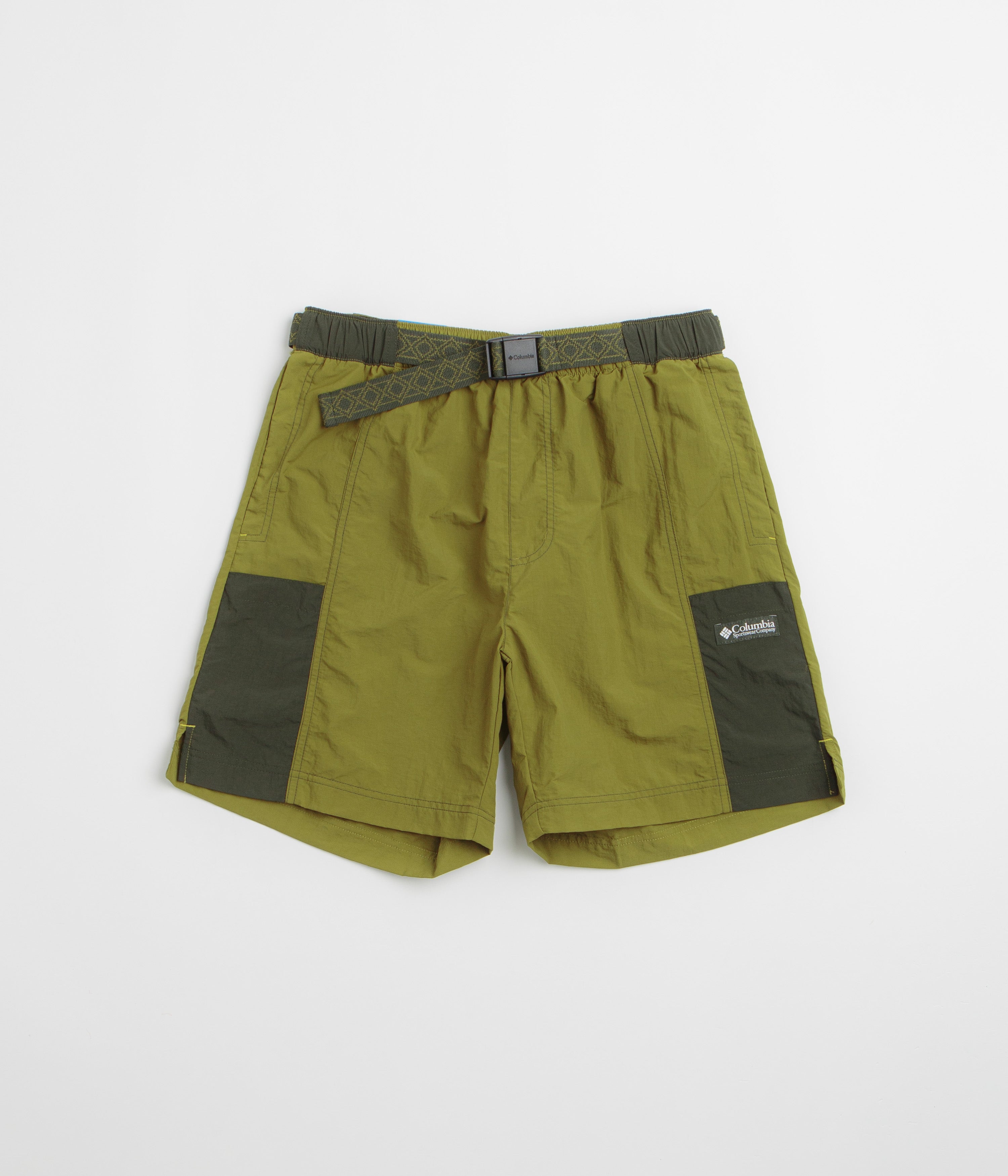 Columbia Sequoia Grove Woven 7" Shorts - Mossy Green / Greenscape