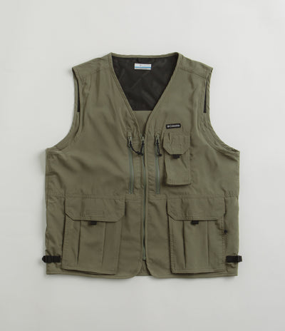 Columbia Silver Ridge Utility Vest in Stone Green