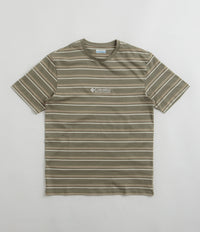 Columbia Somer Slope Striped T-Shirt in Stone Green