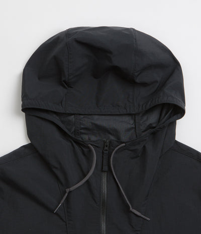 Columbia Spire Valley Hooded Windbreaker Jacket - Black / Shark