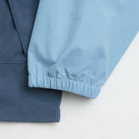Columbia Spire Valley Hooded Windbreaker Jacket in Ripple Blue and Dark Mountain / Collegiate Navy thumbnail