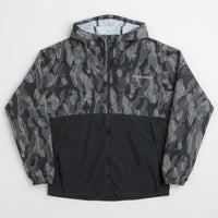 Columbia Challenger II Printed Windbreaker Jacket in Black Treebark and Black thumbnail