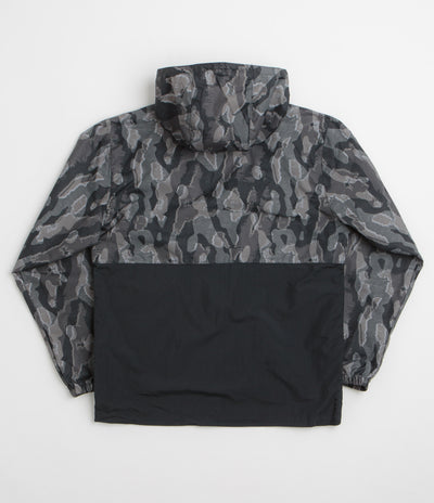 Columbia Challenger II Printed Windbreaker Jacket in Black Treebark and Black