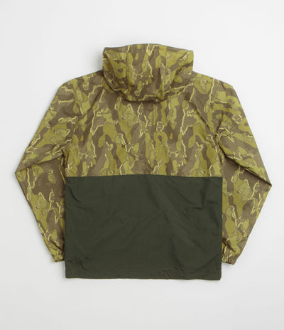 Columbia Challenger II Printed Windbreaker Jacket - Mossy Green Treebark / Greenscape