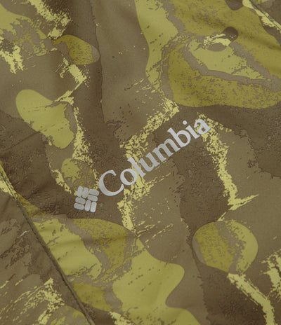Columbia Challenger II Printed Windbreaker Jacket - Mossy Green Treebark / Greenscape