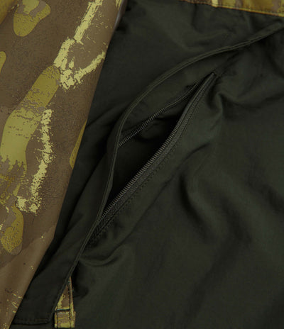 Columbia Challenger II Printed Windbreaker Jacket - Mossy Green Treebark / Greenscape