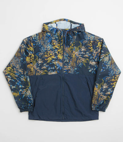 Columbia Challenger II Printed Windbreaker Jacket - Mountain Blue Geofern / Collegiate Navy