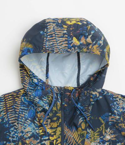 Columbia Challenger II Printed Windbreaker Jacket - Mountain Blue Geofern / Collegiate Navy