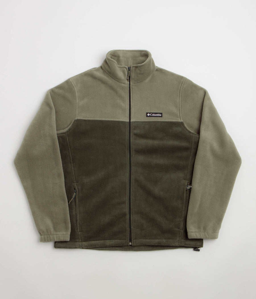 Columbia Steens Mountain Full Zip 2.0 Fleece in Stone Green and Greenscape
