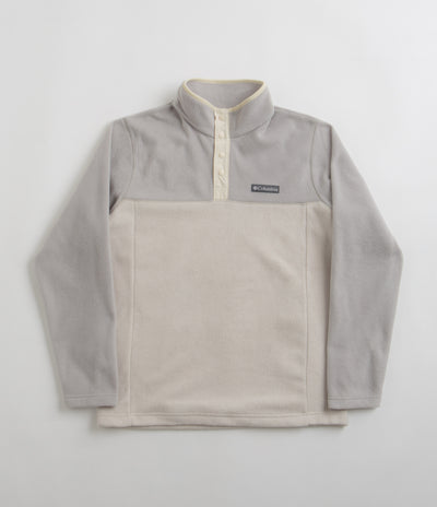 Columbia Steens Mountain Half Snap Fleece in Dark Stone and Flint Grey / Chalk