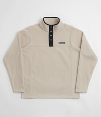 Columbia Steens Mountain II Half Snap Fleece in Ancient Fossil and Black