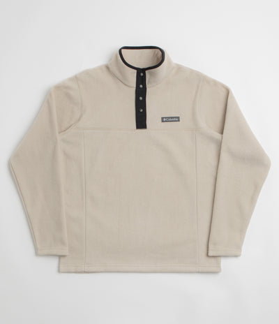 Columbia Steens Mountain II Half Snap Fleece in Ancient Fossil and Black