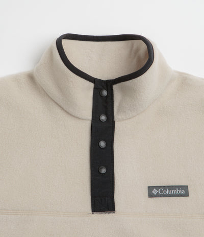 Columbia Steens Mountain II Half Snap Fleece in Ancient Fossil and Black