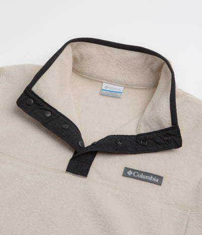 Columbia Steens Mountain II Half Snap Fleece in Ancient Fossil and Black