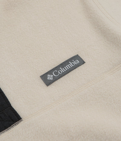 Columbia Steens Mountain II Half Snap Fleece in Ancient Fossil and Black