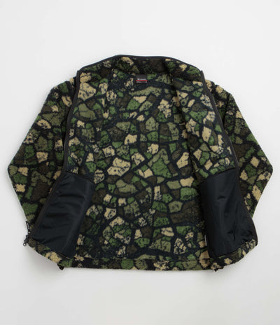 Columbia Street Tech CSC MTN Printed Full Zip Fleece - Woodland Broken Rock Camo