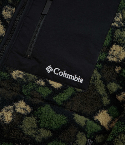 Columbia Street Tech CSC MTN Printed Full Zip Fleece - Woodland Broken Rock Camo