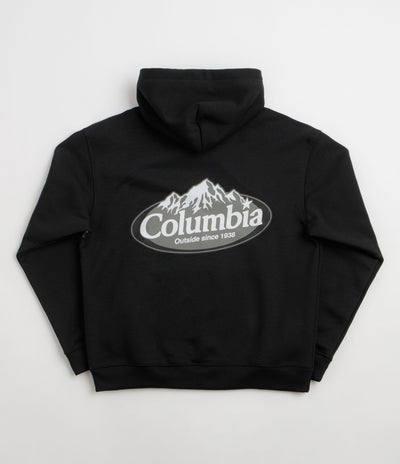 Columbia Street Tech Heavyweight Hoodie - Black / Snowy Peaks