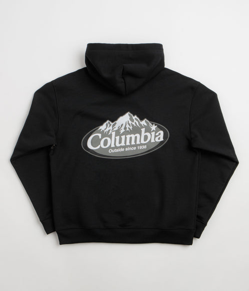 Columbia Street Tech Heavyweight Hoodie - Black / Snowy Peaks