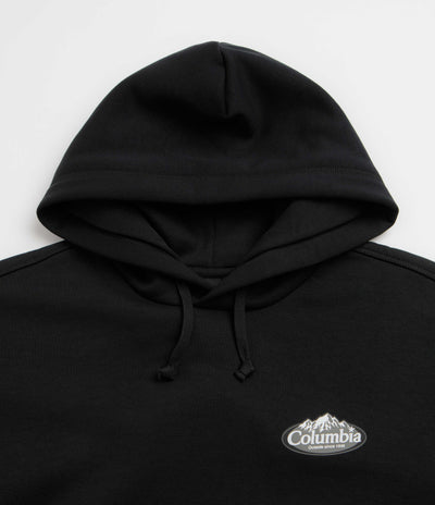 Columbia Street Tech Heavyweight Hoodie - Black / Snowy Peaks