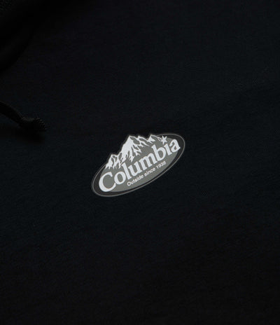Columbia Street Tech Heavyweight Hoodie - Black / Snowy Peaks
