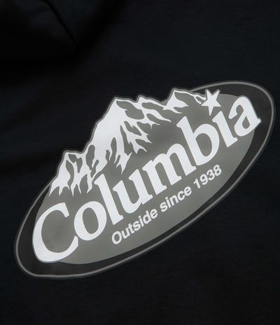 Columbia Street Tech Heavyweight Hoodie - Black / Snowy Peaks