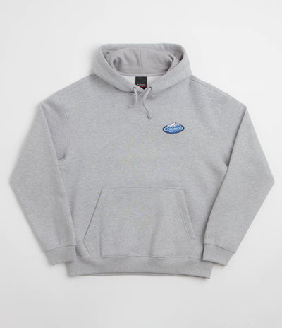 Columbia Street Tech Heavyweight Hoodie - Grey Heather / Snowy Peaks