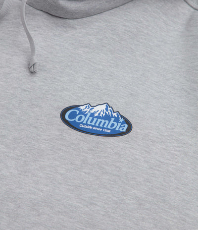 Columbia Street Tech Heavyweight Hoodie - Grey Heather / Snowy Peaks
