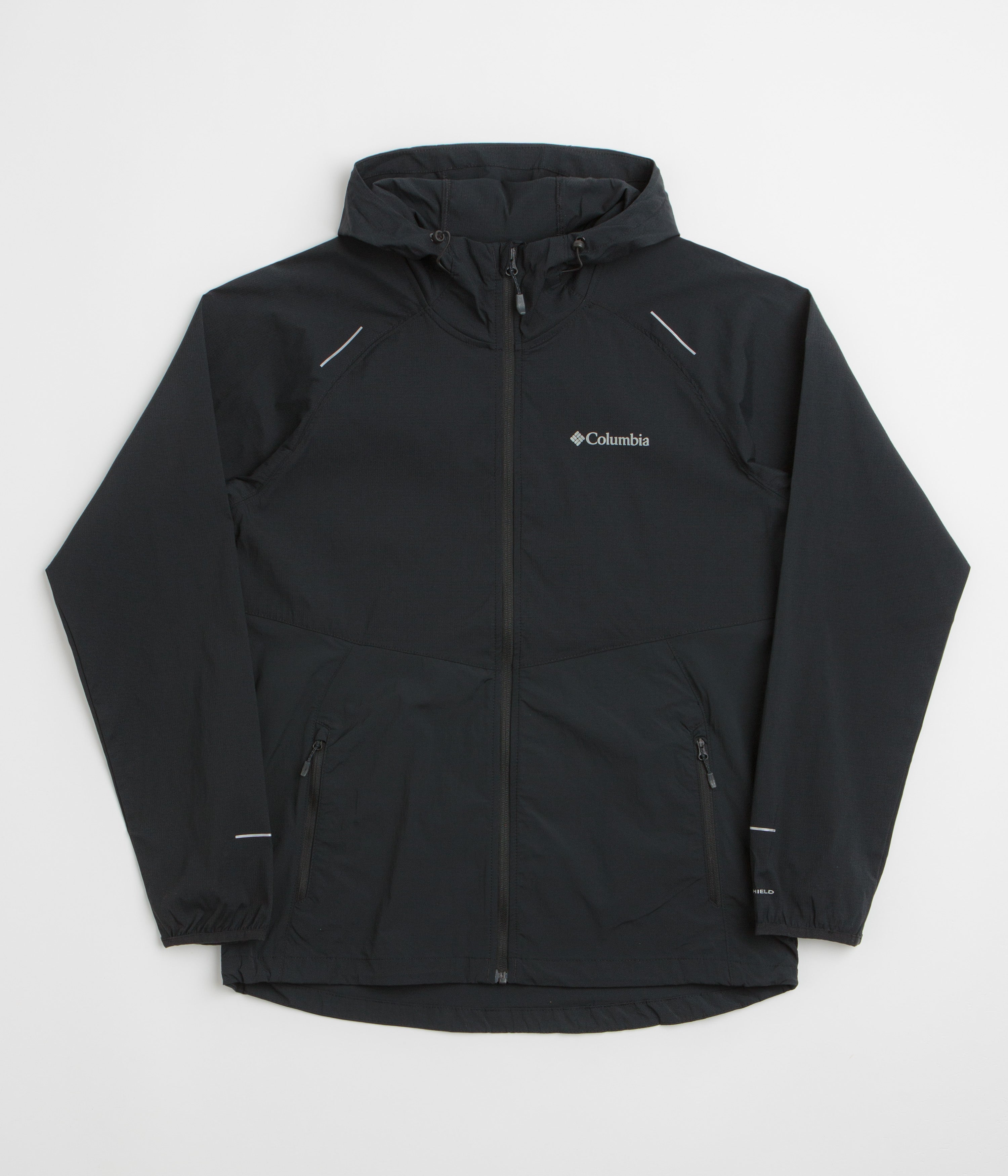 Columbia Tech II Wind Full Zip Jacket - Black