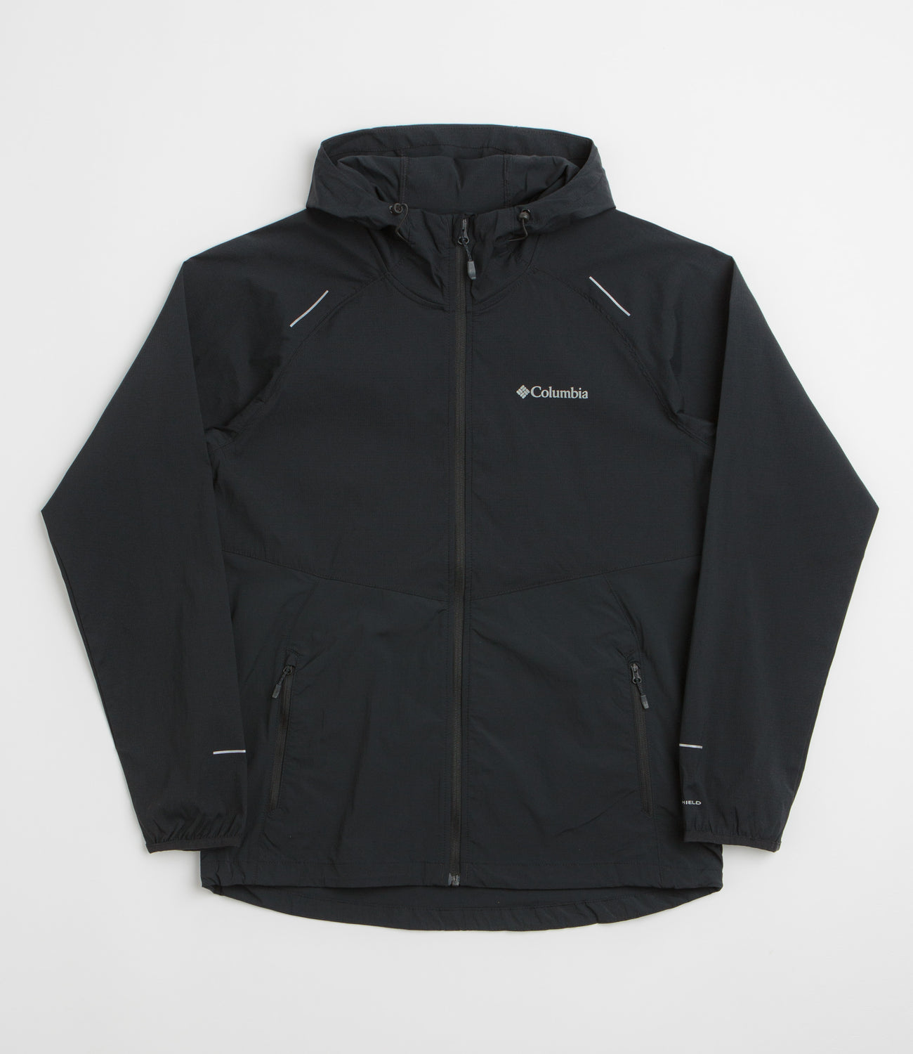 Columbia Tech II Wind Full Zip Jacket - Black | flatspot