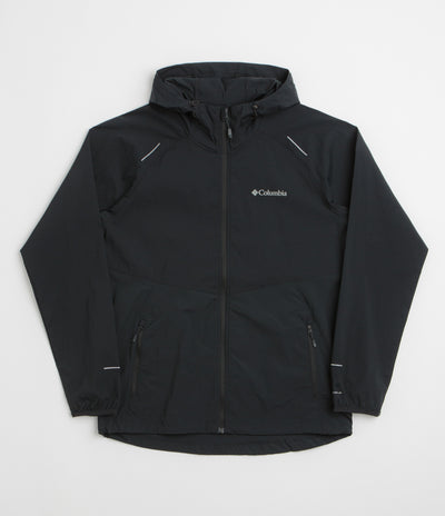 Columbia Tech II Wind Full Zip Jacket in Black