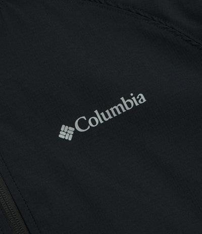 Columbia Tech II Wind Full Zip Jacket in Black