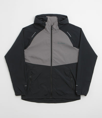 Columbia Tech II Wind Full Zip Jacket - Black / Columbia Grey