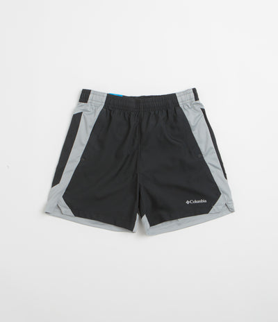 Columbia Three Pitch 5" Shorts - Black / Columbia Grey